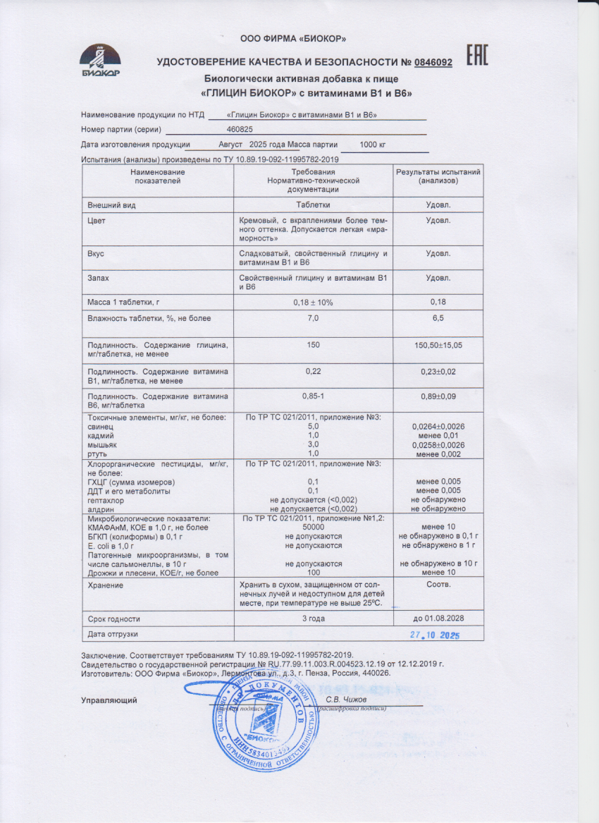 Паспорт №082025